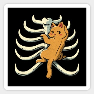 Cat Ribs Love by Tobe Fonseca Magnet